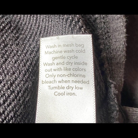 Athleta Yogi High-Low Oversized Hoodie Sweatshirt Black XS - Picture 13 of 13